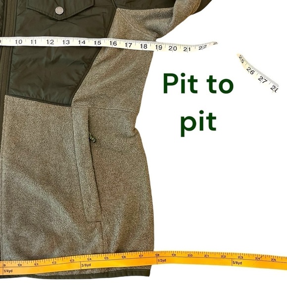 Marmot Tech Sweater Jacket in Dusty Olive Heather & Forest Night - Picture 5 of 15